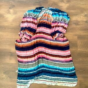Colorful, Flowy Vest-NWOT